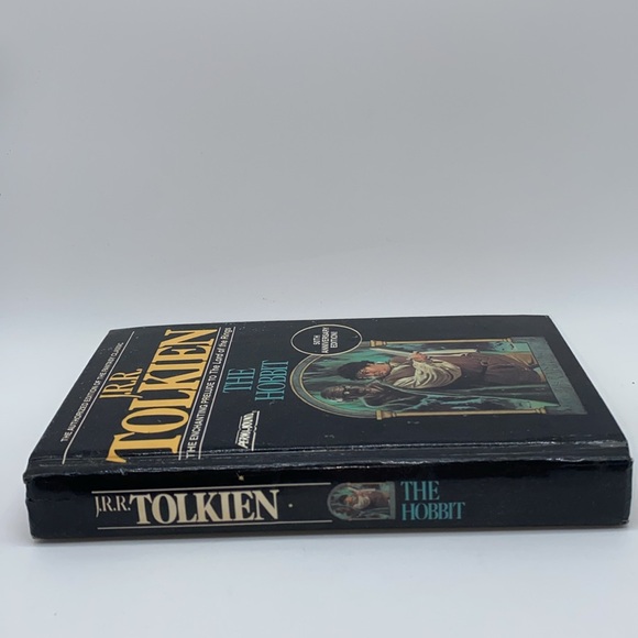 The Hobbit J.R.R. Tolkien 50th Anniversary Edition Hardcover Book 1989 Vintage - Picture 2 of 15